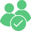 Verified profile checkmark — Corishta manually verifies every member
